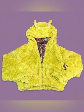 Dolls Kill x Shrek - OGRE CHIC FUZZY ZIP-UP JACKET